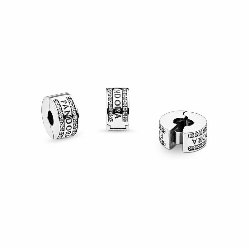 Pandora Logo Charm Clearance NZ, Sterling Silver (921356-PCM)